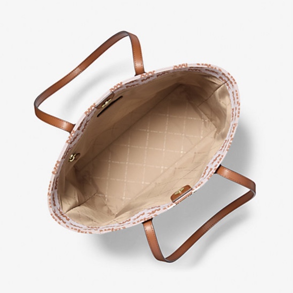 Michael Kors Vincent Large Logo Jacquard Tote Bag with Card Case NWT - Picture 11 of 15